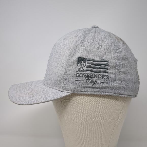Adidas Golf Idaho Governor's Cup Snapback Cap Gray One Size Adjustable Blank - Picture 3 of 9